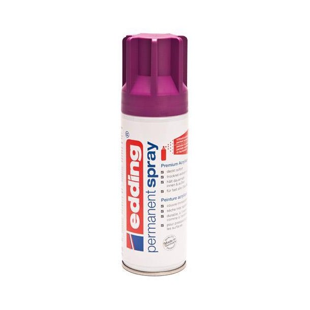 Edding Permanent Spray Maling -  Berry - Mat - 200 ml. - 6414
