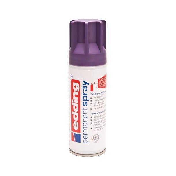 Edding Permanent Spray Maling - Lilac - Mat - 200 ml. - 6416