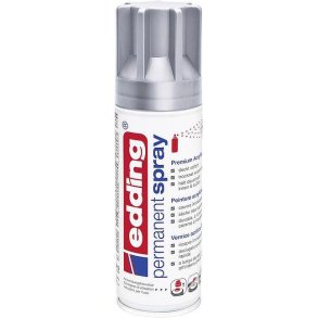 Edding Permanent Spray Maling - Silver - Mat - 200 ml. - 6421