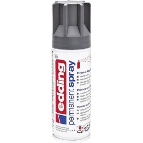 Edding Permanent Spray Maling - Anthracite - Mat - 200 ml. - 6424