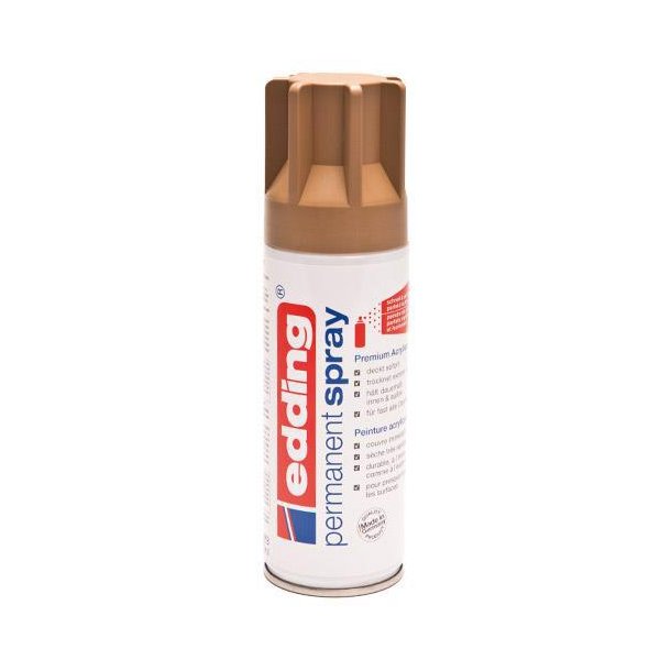 Edding Permanent Spray Maling - Hazel - Mat - 200 ml. - 6431