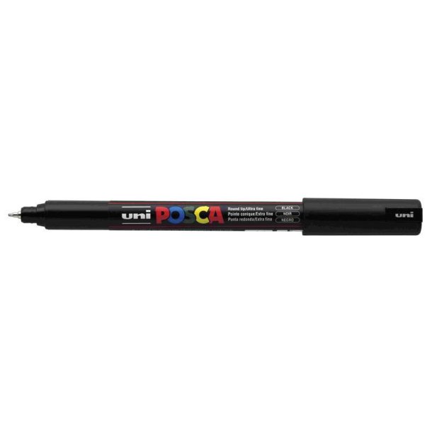 Posca marker PC 1MR Black, 0,7 mm spids