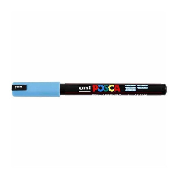 Posca marker PC 1MR Light Blue, 0,7 mm spids