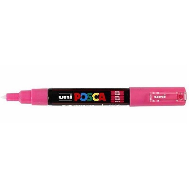 Posca marker PC 1M Pink, 0,7 mm spids