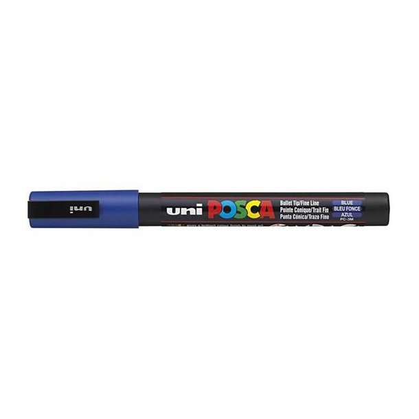 Posca marker Pc 3M, Blue, 0,9 - 1,3 mm spids