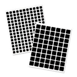 Scrapbook Adhesives - 3D Foam Squares / 3D Klbepuder - 217 Stk. - Tynd Sort Mix