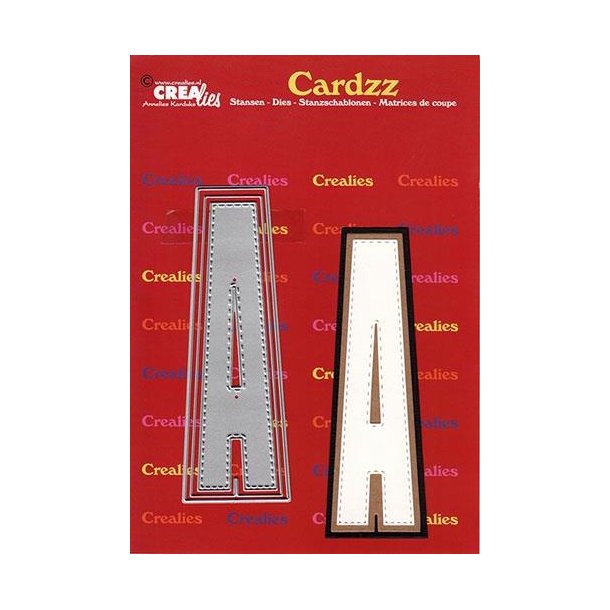 CREALies Cardzz - Die - Bogstaver/Letter A - CLCZ401