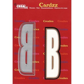 CREALies Cardzz - Die - Bogstaver/Letter B - CLCZ402