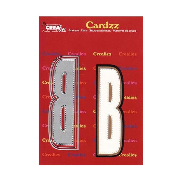 CREALies Cardzz - Die - Bogstaver/Letter B - CLCZ402