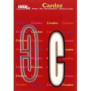 CREALies Cardzz - Die - Bogstaver/Letter C - CLCZ403