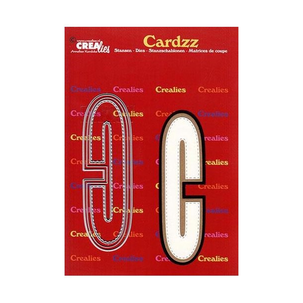 CREALies Cardzz - Die - Bogstaver/Letter C - CLCZ403
