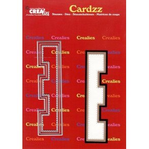 CREALies Cardzz - Die - Bogstaver/Letter E - CLCZ405