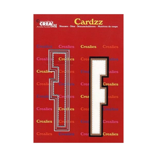 CREALies Cardzz - Die - Bogstaver/Letter F - CLCZ406