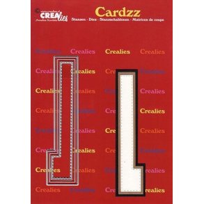 CREALies Cardzz - Die - Bogstaver/Letter L - CLCZ412