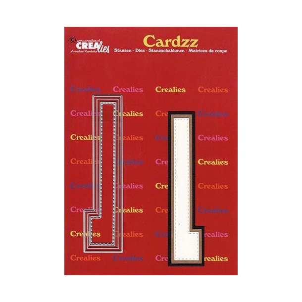 CREALies Cardzz - Die - Bogstaver/Letter L - CLCZ412