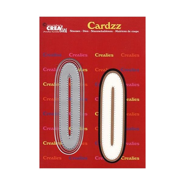 CREALies Cardzz - Die - Bogstaver/Letter O - CLCZ415