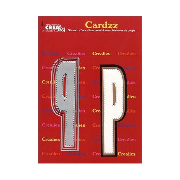 CREALies Cardzz - Die - Bogstaver/Letter P - CLCZ416