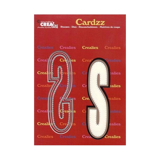 CREALies Cardzz - Die - Bogstaver/Letter S - CLCZ419
