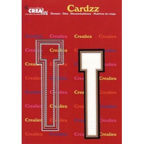 CREALies Cardzz - Die - Bogstaver/Letter T - CLCZ420