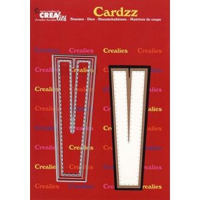 CREALies Cardzz - Die - Bogstaver/Letter V - CLCZ422