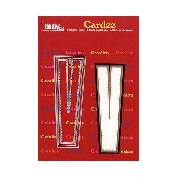 CREALies Cardzz - Die - Bogstaver/Letter V - CLCZ422