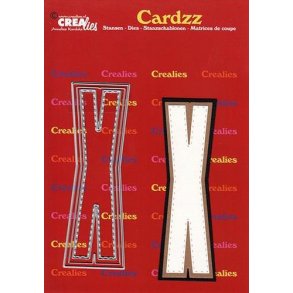 CREALies Cardzz - Die - Bogstaver/Letter X - CLCZ424