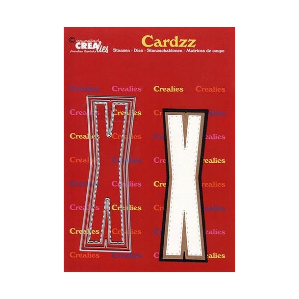 CREALies Cardzz - Die - Bogstaver/Letter X - CLCZ424