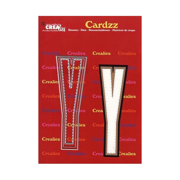 CREALies Cardzz - Die - Bogstaver/Letter Y - CLCZ425