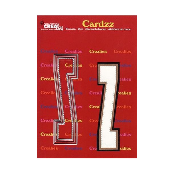 CREALies Cardzz - Die - Bogstaver/Letter Z - CLCZ426