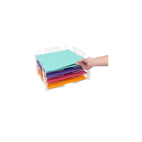 We R - Stackable Acrylic Paper Trays / Opbevaring af Karton og Papir - 660476
