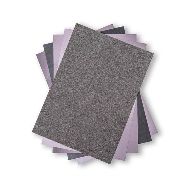 SIZZIX SURFACE 664536 Z - The Opulent Cardstock Pack/Charcoal (50 ARK)