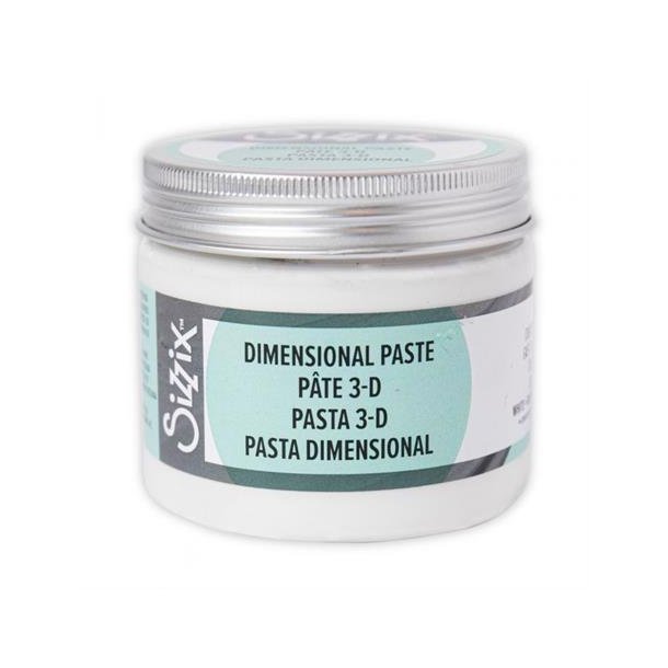 Sizzix Effectz - Dimensional Paste 150 ml - White / Hvid
