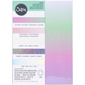 Sizzix - Cardstock Pack - Opulent / Regnbue Glimmer - 665270
