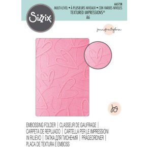 Sizzix - Multi-Level Embossing Folder - A6 - Romantic - 665738
