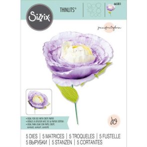 Sizzix - Die - Spring Bloom / Blomst - Ideel til crepepapirs blomster - 665811