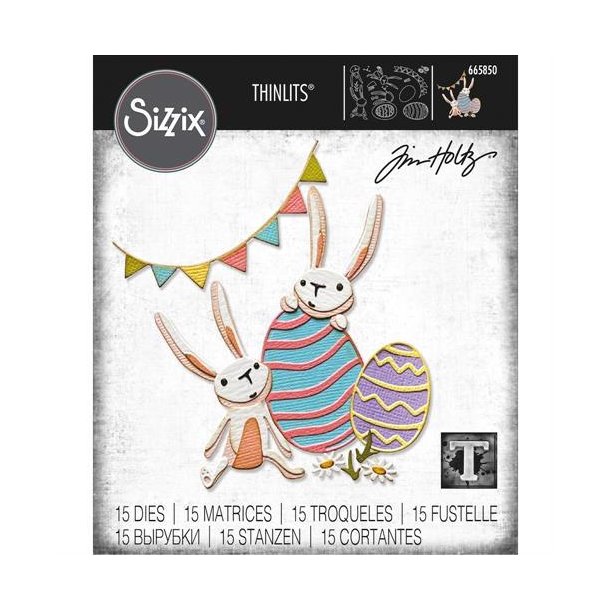 Tim Holtz / Sizzix - Die - Bunny Games - 665850