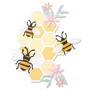 Sizzix - Die - Bee Hive / Bier - 665880