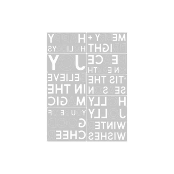 Tim Holtz / Sizzix - Die - Bold Text Christmas / Tekst Jul