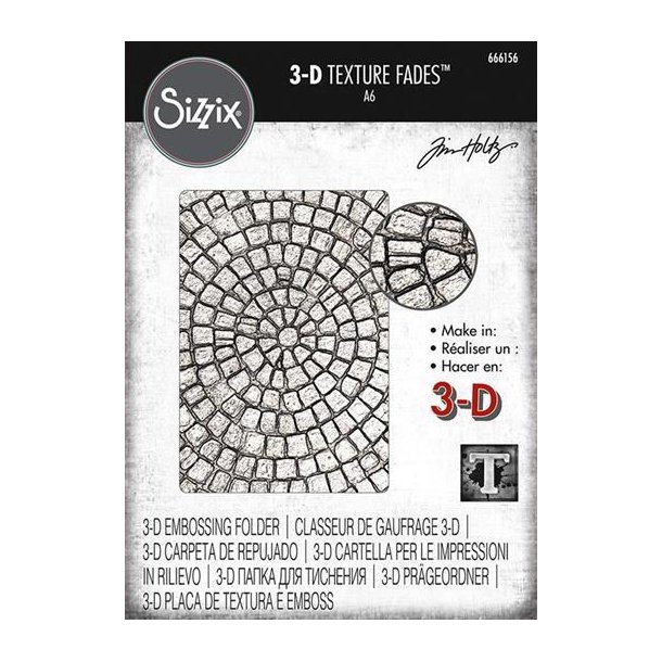 Tim Holtz - 3D Embossing Folder - Mosaic