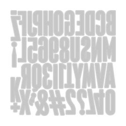 Tim Holtz - Die - Alphanumeric - Bogstaver og Tal