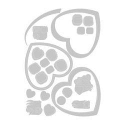 Tim Holtz - Die - True Love Colorized - Hjerte