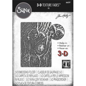 Tim Holtz - 3D Embossingfolder - Woodgrain