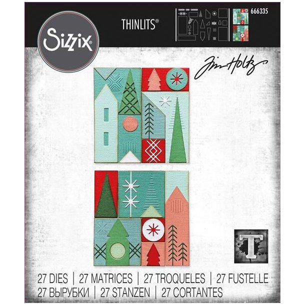Tim Holtz - Die - Holiday Blocks