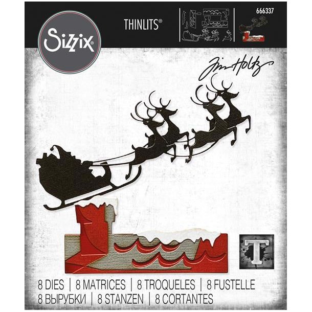 Tim Holtz - Die - Reindeer Sleigh