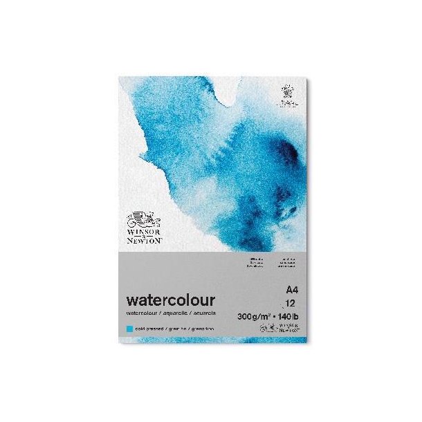 Watercolour pad - cold - Limet - 300g. - A3 - 12 sider
