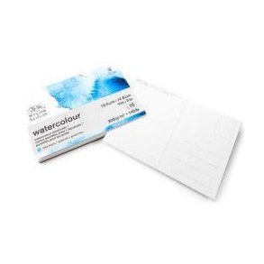 Winsor Newton - Watercolour pad - cold - post card A6 - 300g -15 sider -Akvarelpapir - Postkort