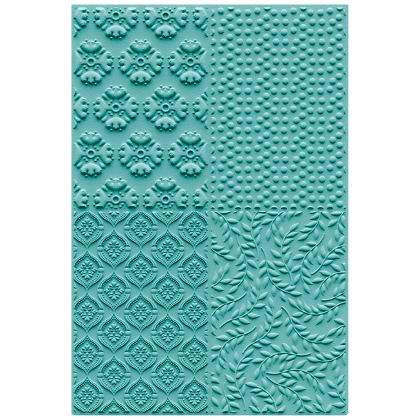 Sizzix - Embossingfolder - Posh Patterns by Catherine Pooler / Fornemme mnstre