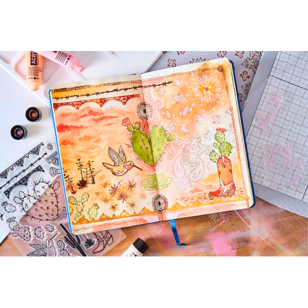 Sizzix - Stempler og Stencil st - Western af Vic Hollins