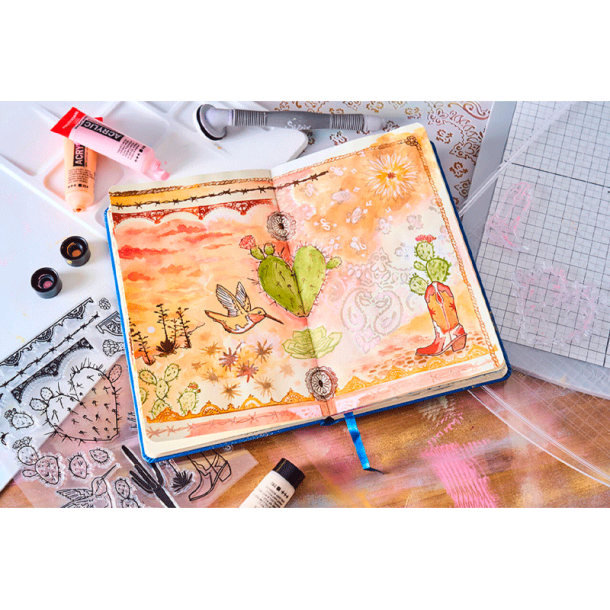 Sizzix - Stempler og Stencil st - Western af Vic Hollins