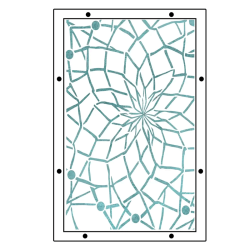 Sizzix - Stempler og Stencil st - Dreamscape af Vic Hollins / Drmmeverden